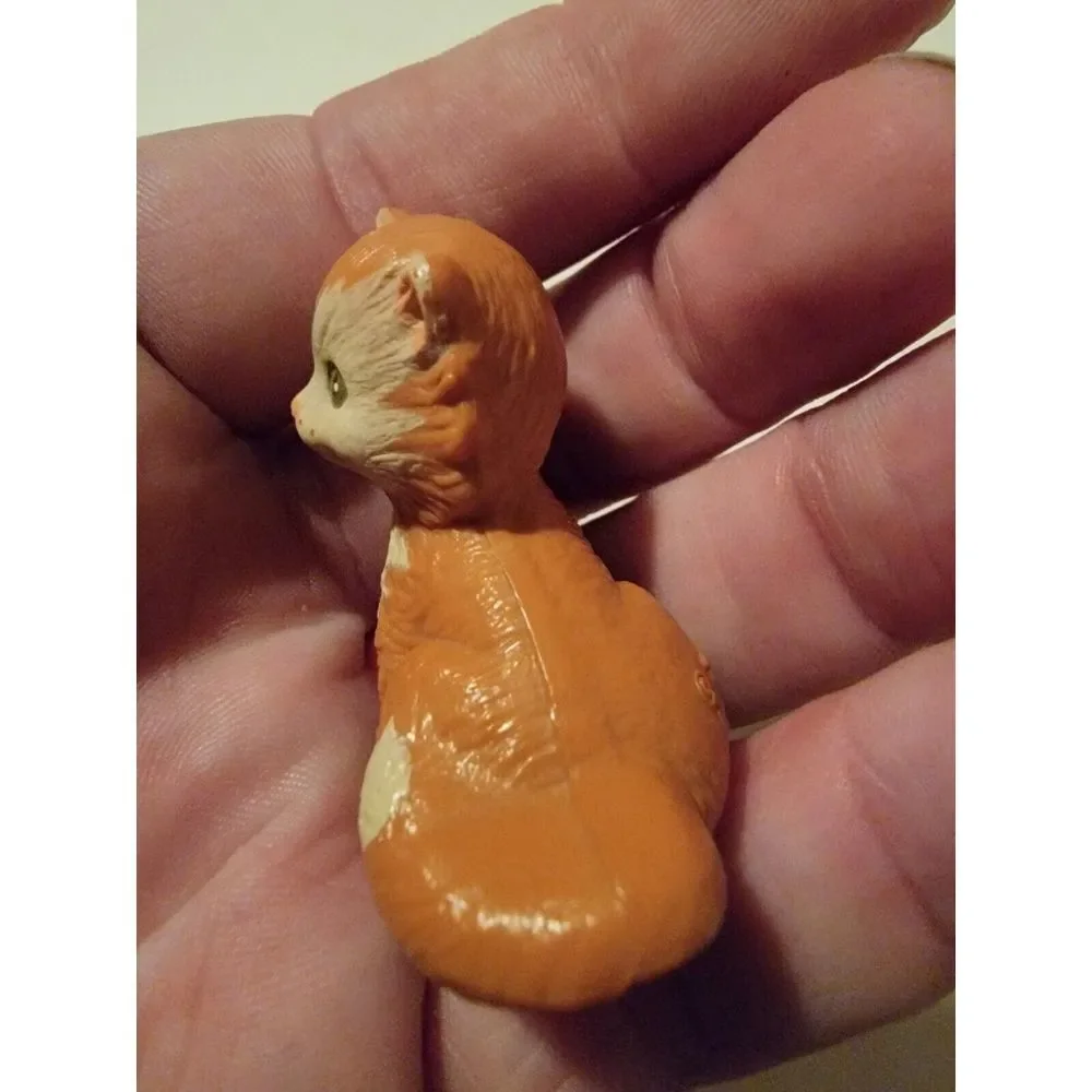 Vintage 1991 Barbie Pet Pals Cat Brown Orange Replacement